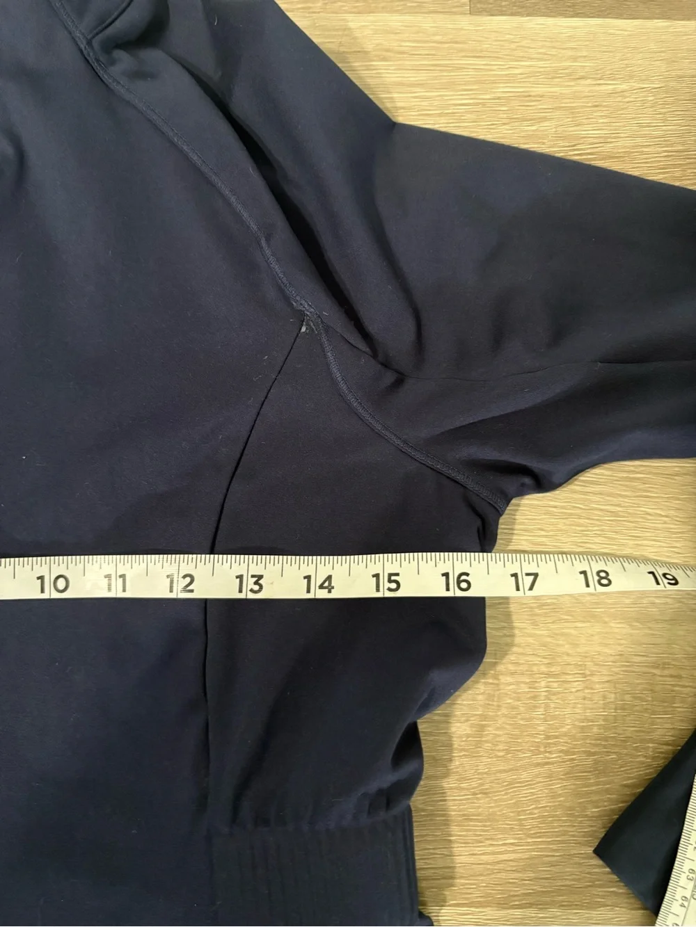 Fabletics Women's Navy Zip-Up Active Jacket - Picture 7 of 7